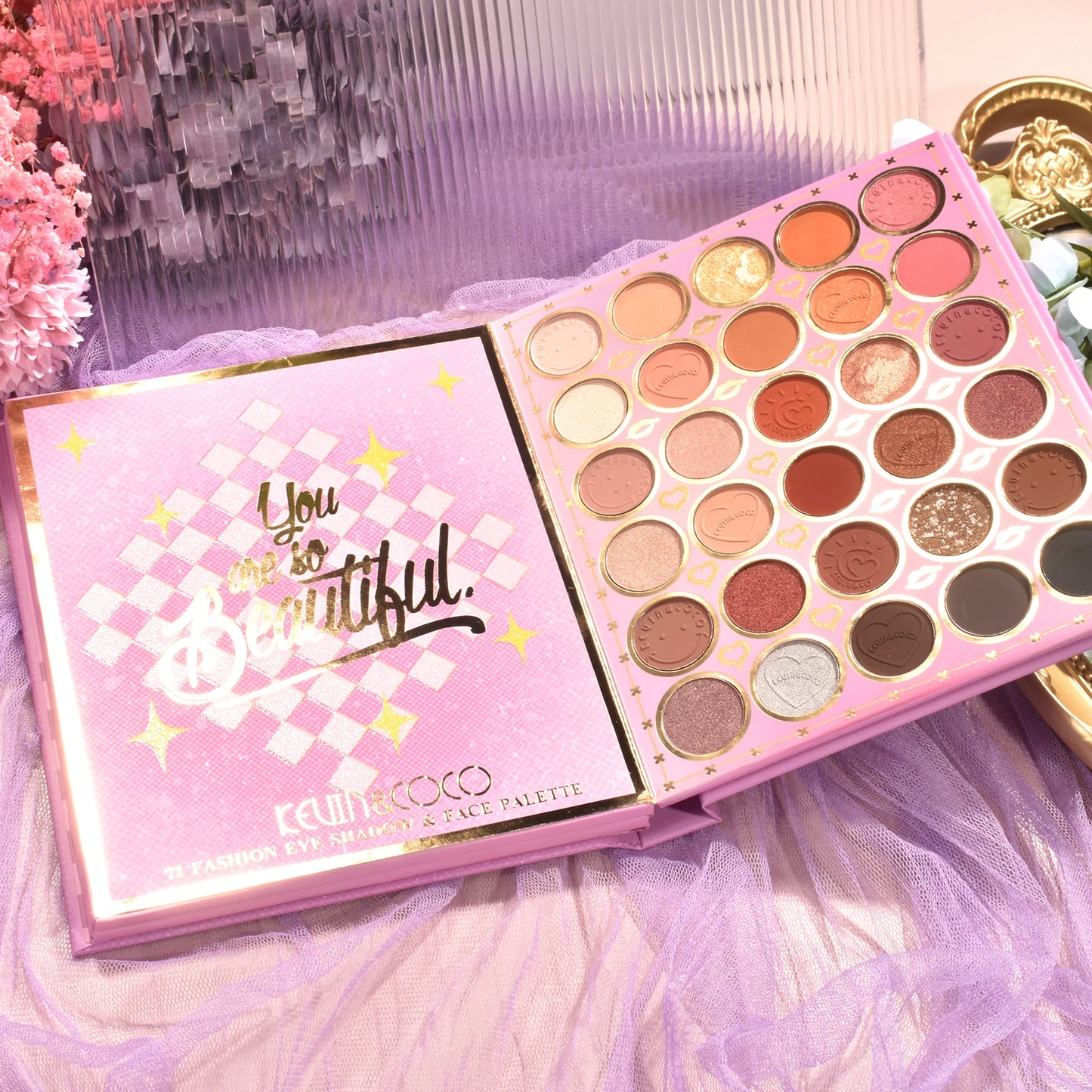 مجموعة ظلال العيون - 72 لونًا