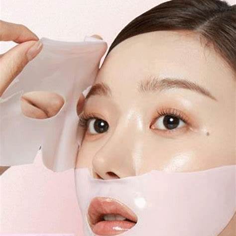 قناع جل الكولاجين الوردي